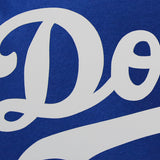 Los Angeles Dodgers Two-Tone Wool Jacket w/ Handcrafted Leather Logos - Royal/Gray - JH Design