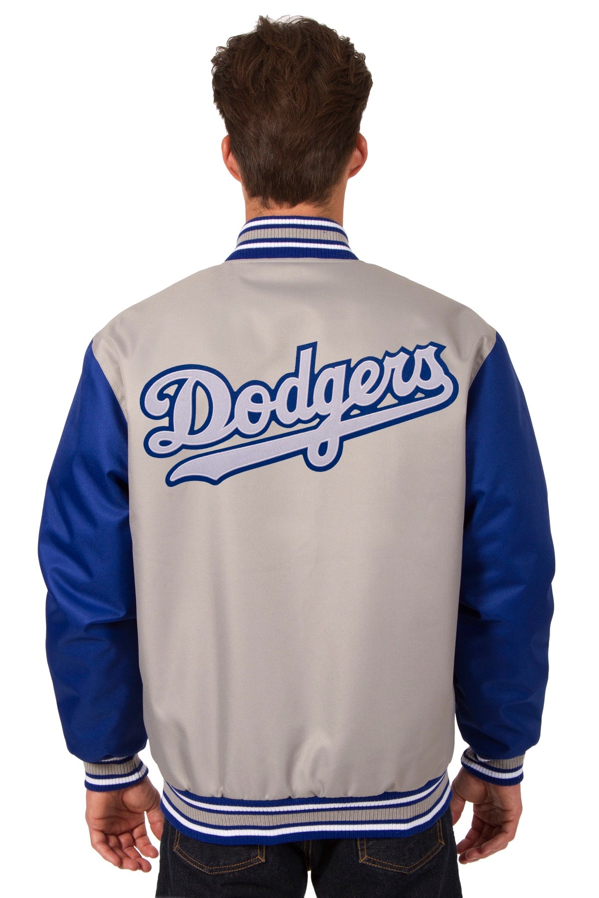 Blue White MLB Los Angeles Dodgers Varsity Jacket - Maker of Jacket