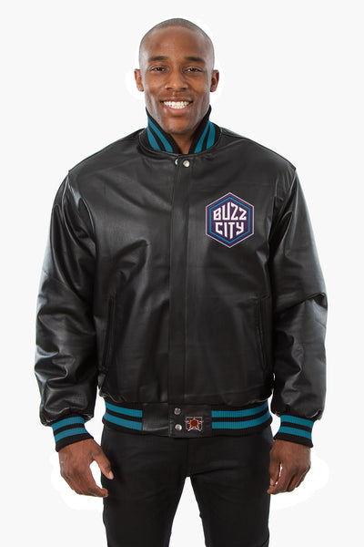 Charlotte Hornets Reversible NBA Cotton Leather Jacket - Maker of