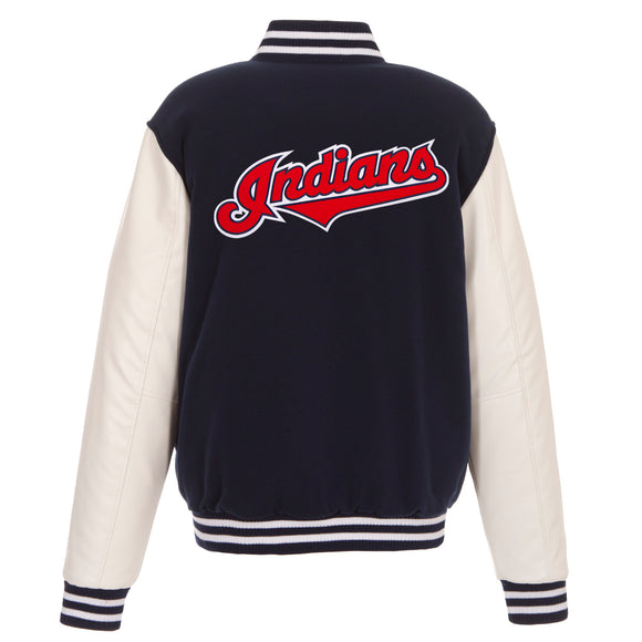 Cleveland Indians MLB Mitchell & Ness Navy Blue Top Prospect Track Jac –  East American Sports LLC
