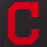 Cleveland Indians JH Design Reversible Women Fleece Jacket - Black - JH Design