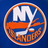 New York Islanders Reversible Wool Jacket - Royal - JH Design