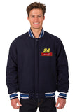 Jeff Gordon Wool Varsity Jacket - Navy - JH Design