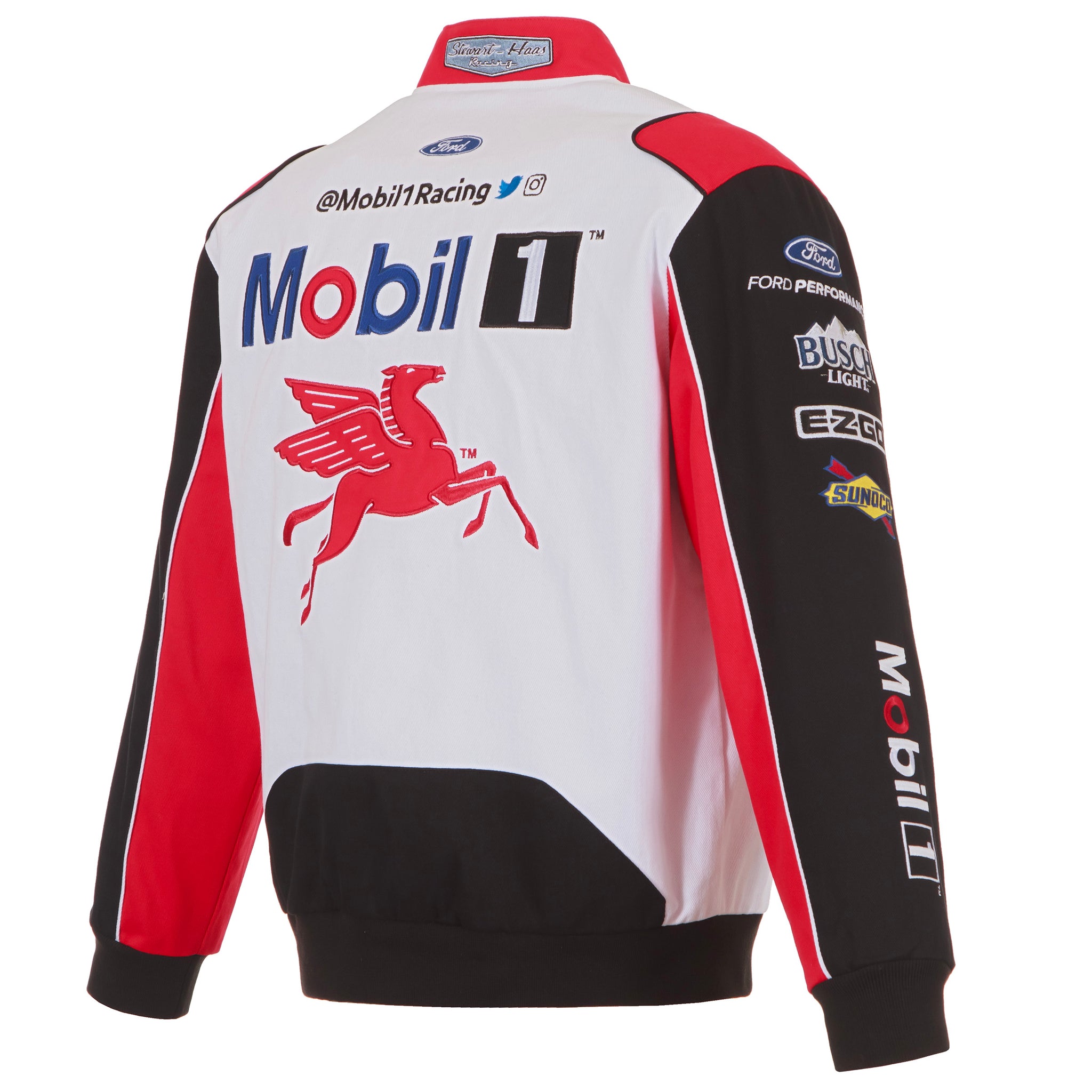 2023 Kevin Harvick JH Design White/Black Mobil 1 Twill Uniform