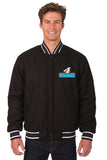 Kevin Harvick Wool Varsity Jacket - Black - JH Design