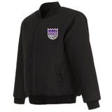 Sacramento Kings Reversible Wool Jacket - Black - JH Design