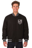 Los Angeles Kings Reversible Wool Jacket - Black - J.H. Sports Jackets