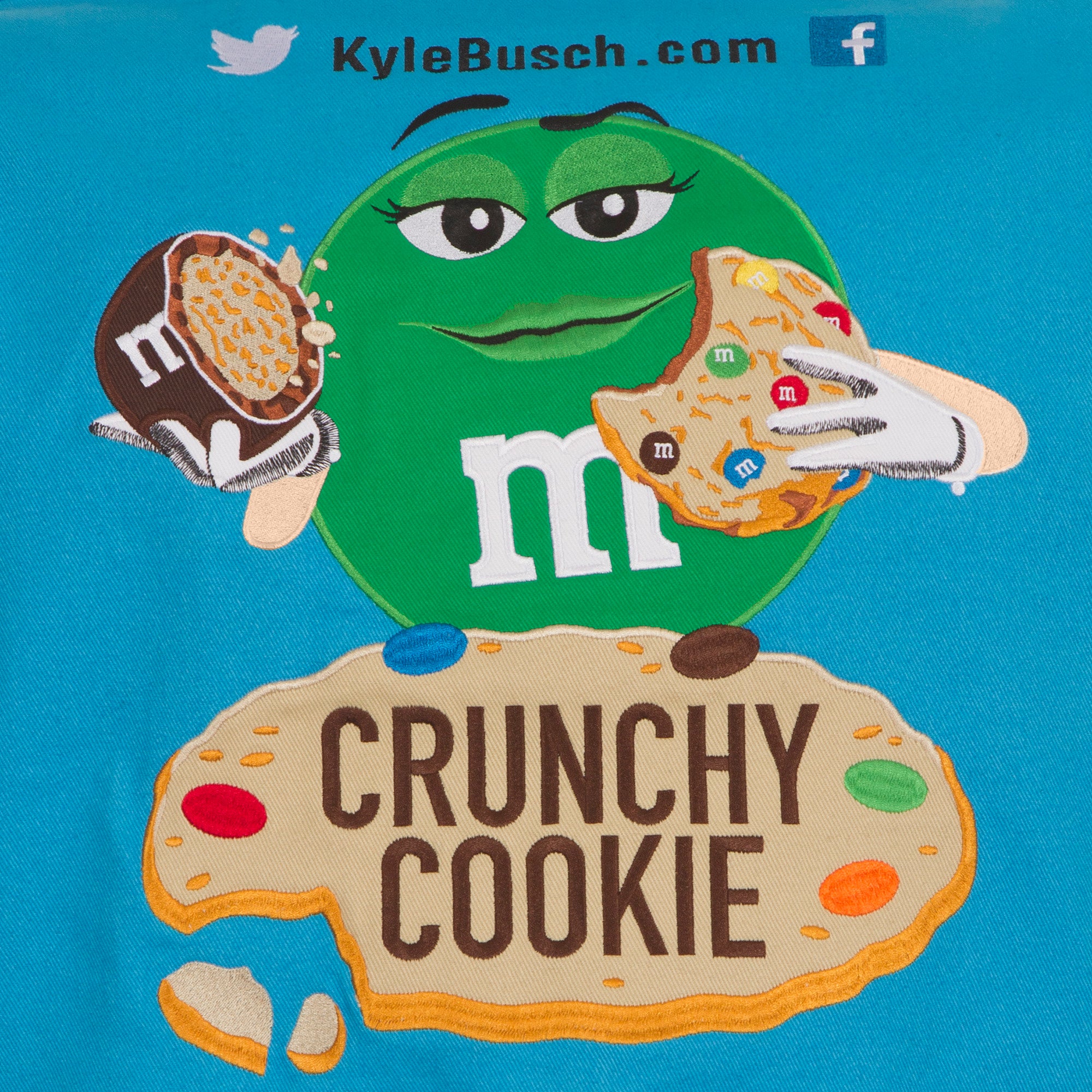 Kyle Busch running M&M's Crunchy Cookie scheme at Richmond