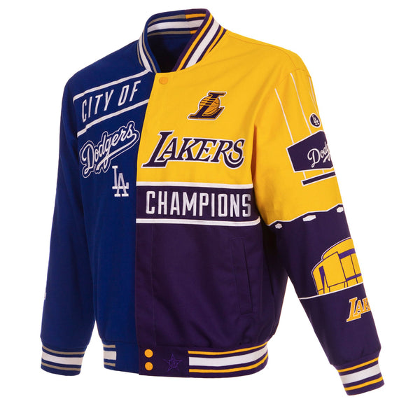 Detroit Pistons Reversible Wool Jacket - Royal | J.H. Sports Jackets