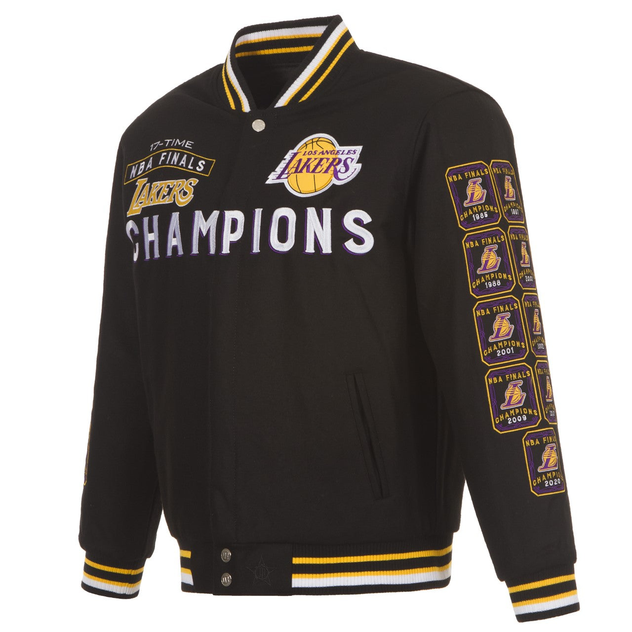 NBA LA LAKERS Mens Wool Jacket Team Basketball Blazer Sport Coat Lined  Black 42R