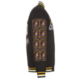 Los Angeles Lakers Commemorative Reversible Wool Championship Jacket - Black - J.H. Sports Jackets