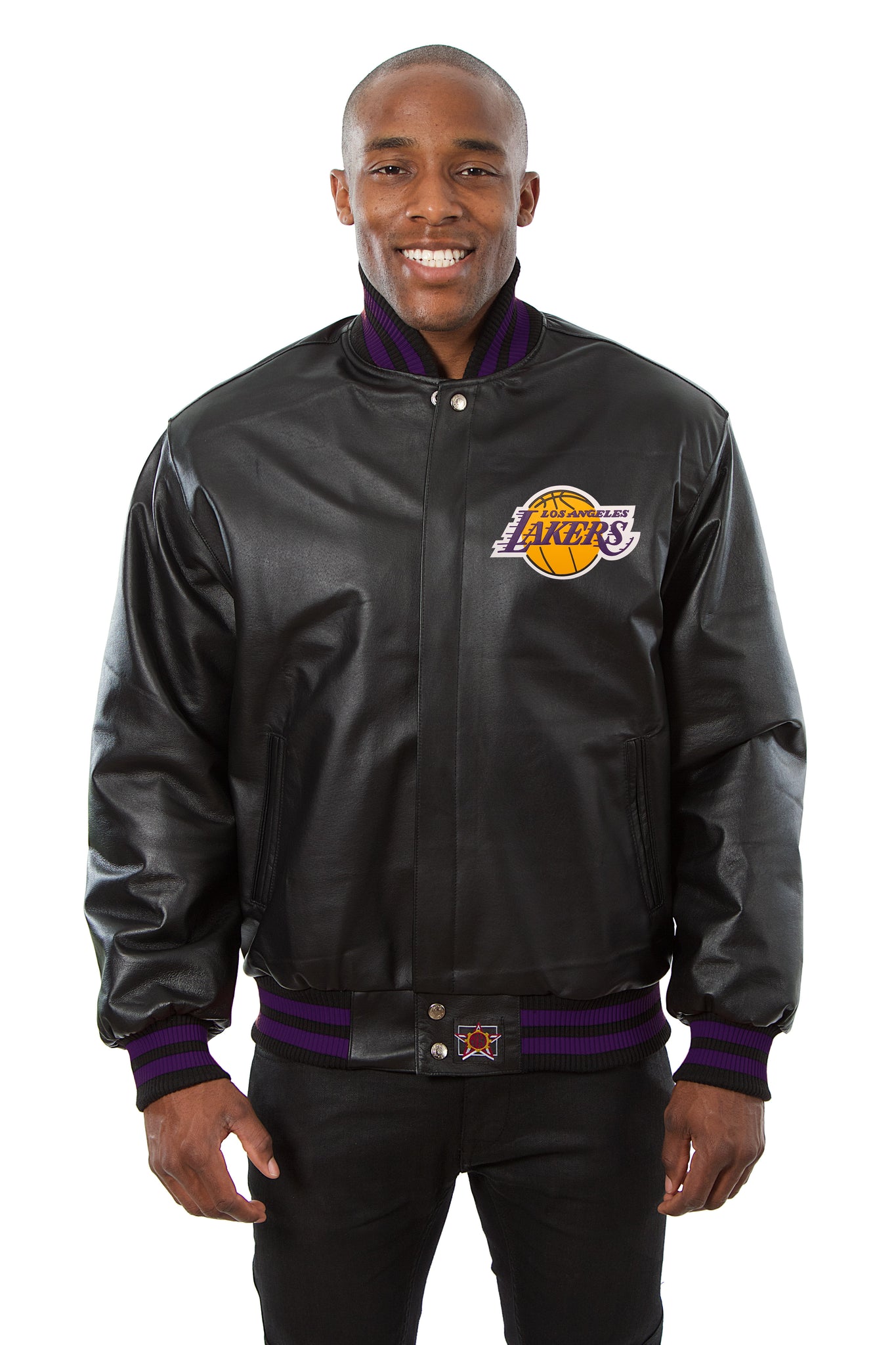 Los Angeles Lakers Windbreaker with Pocket Black / 3X Large