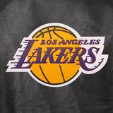 Los Angeles Lakers Full Leather Jacket - Black - JH Design