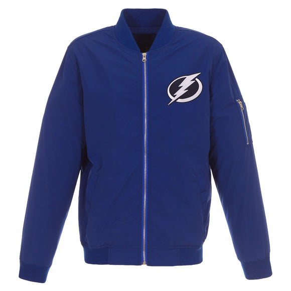 Tampa Bay Lightning NHL Unisex Packable Nylon Jacket L