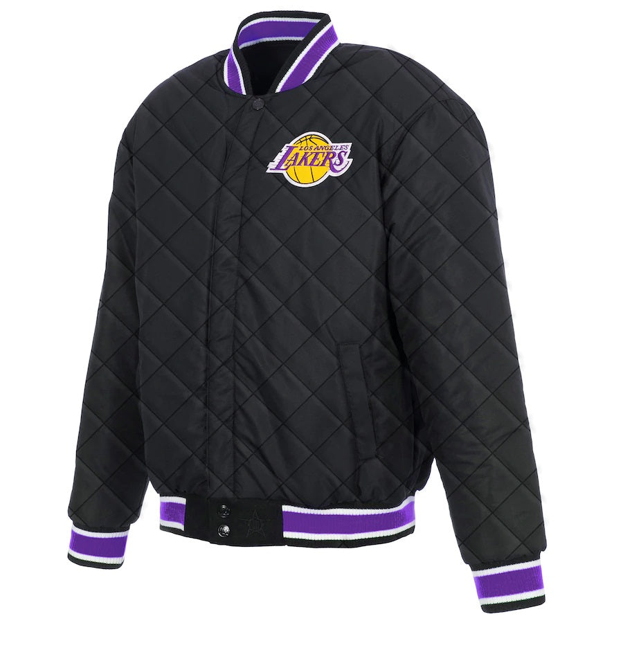 New Los Angeles Lakers Mens Size XS X-Small Black Half Zip Anorak Jacket  $120