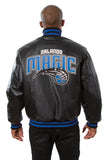 Orlando Magic Full Leather Jacket - Black - JH Design