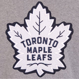 Toronto Maple Leafs Two-Tone Reversible Fleece Jacket - Gray/Navy - J.H. Sports Jackets