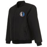 Dallas Mavericks Reversible Wool Jacket - Black - JH Design