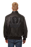 Dallas Mavericks Full Leather Jacket - Black/Black - JH Design