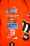 2021 Kyle Busch M&Ms Full-Snap Twill Uniform Jacket - Orange - J.H. Sports Jackets