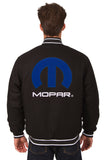 Mopar Wool Varsity Jacket - Black - JH Design