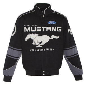Ford Mustang Twill Jacket - Black - JH Design
