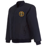 Denver Nuggets Reversible Wool Jacket - Navy - JH Design