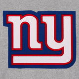 New York Giants Two-Tone Reversible Fleece Jacket - Gray/Royal - J.H. Sports Jackets