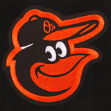 Baltimore Orioles Reversible Wool Jacket - Black - J.H. Sports Jackets