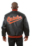 Baltimore Orioles Full Leather Jacket - Black - JH Design