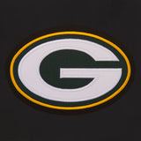 Green Bay Packers Reversible Wool Jacket - Black - J.H. Sports Jackets