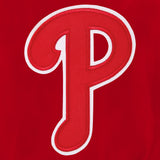 Philadelphia Phillies JH Design Lightweight Nylon Bomber Jacket – Red - J.H. Sports Jackets