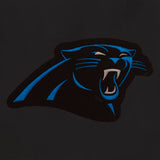 Carolina Panthers Reversible Wool Jacket - Black - J.H. Sports Jackets