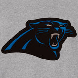 Carolina Panthers Two-Tone Reversible Fleece Jacket - Gray/Black - J.H. Sports Jackets