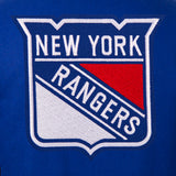 New York Rangers Reversible Wool Jacket - Royal - JH Design