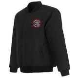Toronto Raptors Reversible Wool Jacket - Black - JH Design
