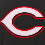 Cincinnati Reds JH Design Reversible Women Fleece Jacket - Black - JH Design