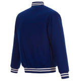 Texas Rangers Reversible Wool Jacket - Royal - JH Design