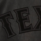 Texas Rangers Full Leather Jacket - Black/Black - JH Design