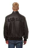Boston Red Sox Full Leather Jacket - Black/Black - JH Design