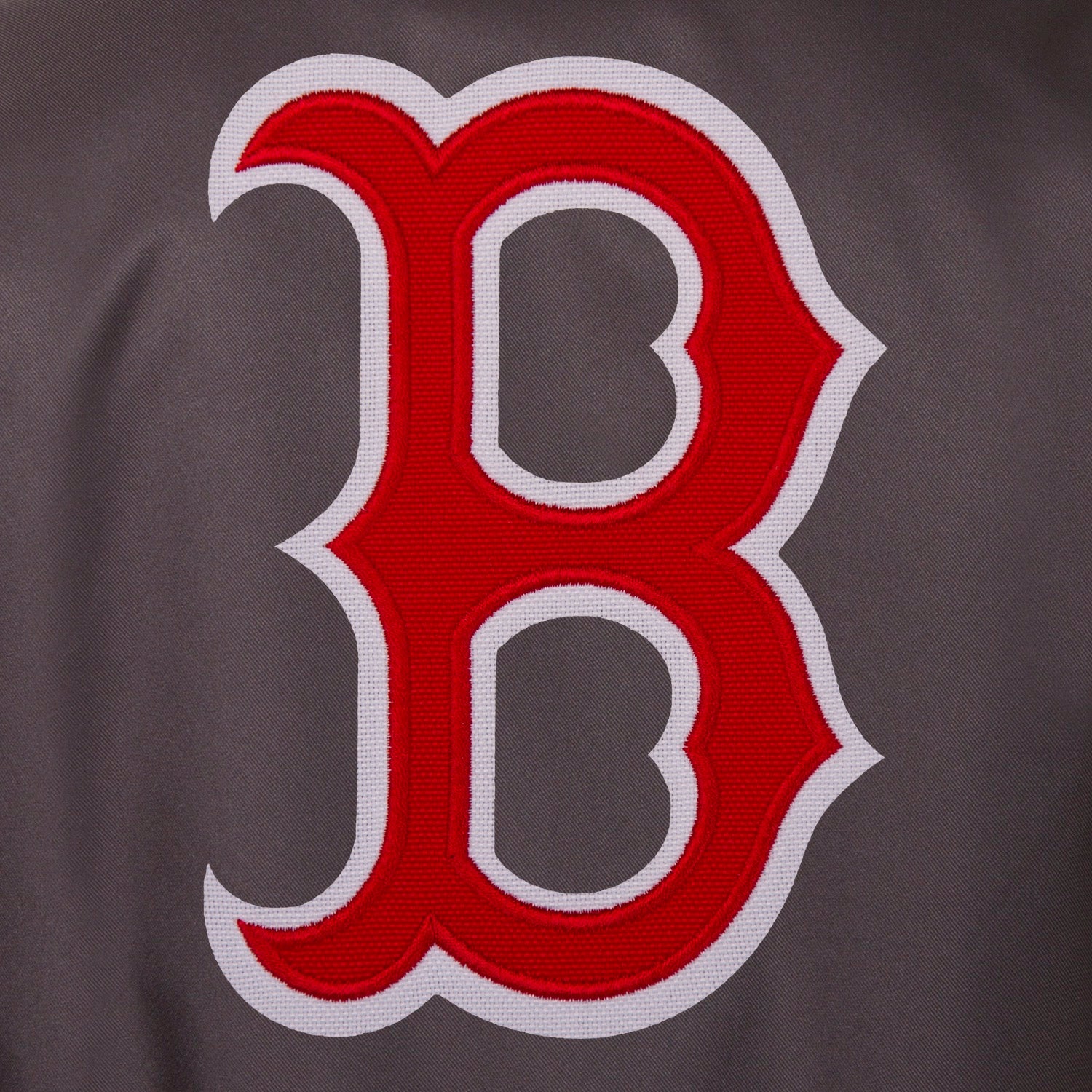 Boston Red Sox Poly Twill Varsity Jacket-Red 2X-Large