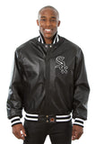 Chicago White Sox Full Leather Jacket - Black - JH Design