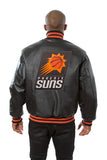 Phoenix Suns Full Leather Jacket - Black - JH Design