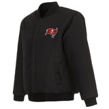Tampa Bay Buccaneers Reversible Wool Jacket - Black - JH Design
