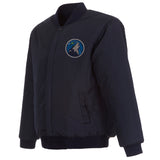Minnesota Timberwolves Reversible Wool Jacket - Navy - JH Design