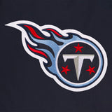 Tennessee Titans Reversible Wool Jacket - Navy - JH Design