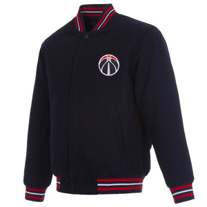 Washington Wizards Reversible Wool Jacket - Navy - JH Design