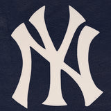 New York Yankees Full Leather Jacket - Navy - JH Design
