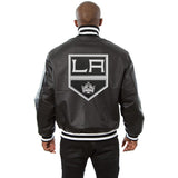 Los Angeles Kings Full Leather Jacket - Black - JH Design