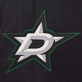 Dallas Stars Two-Tone Wool and Leather Jacket - Black - JH Design